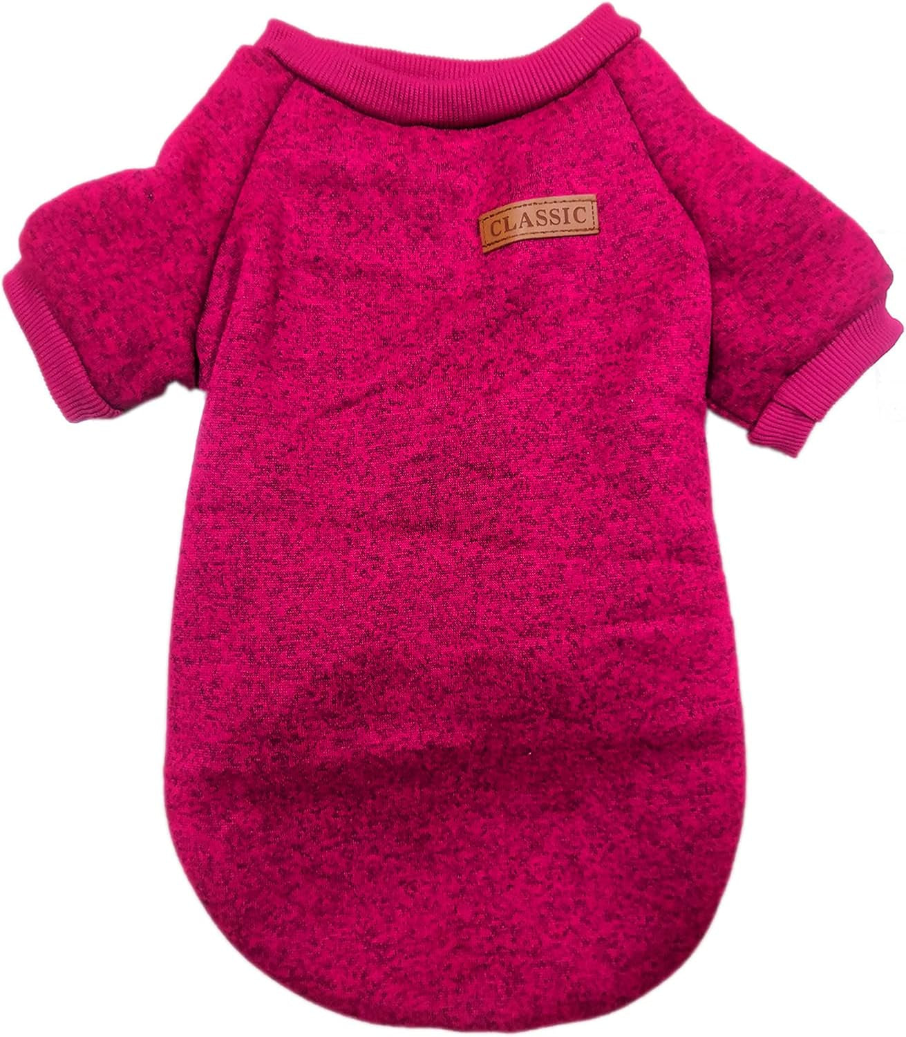 Pet Dog Classic Knitwear Sweater Warm Winter Puppy Pet Coat Soft Sweater Clothing for Small Dogs (XL, Wine Red)